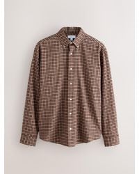 Next - Long Sleeve Check Shirt - Lyst