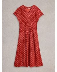 White Stuff - Ellie 100% Linen Jersey Dress - Lyst