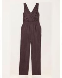 FatFace - Fatface Judi Chocolate Petite Jumpsuit - Lyst