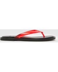 schuh - Truffle Toe Post Sandals - Lyst