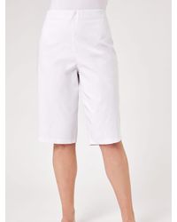 Roman - Knee Length Stretch Shorts - Lyst