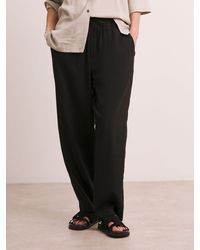 JD Williams - Anthology By Linen Mix Barrel Leg Trousers - Lyst