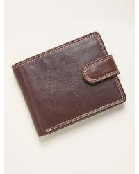 FatFace - Fatface Contrast Stitch Leather Wallet - Lyst