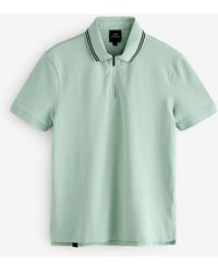 ARMANI EXCHANGE - Regular Fit Tipped Detail Polo Shirt - Lyst