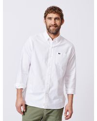 aubi - Aldridge Oxford Button Down Cotton Shirt - Lyst