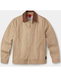 aubi - Newland Canvas Harrington Jacket - Lyst