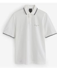 ARMANI EXCHANGE - Regular Fit Tipped Detail Polo Shirt - Lyst