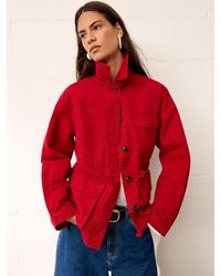 BHOEM - Washed Utility Canvas Jacket - Lyst