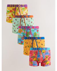Next - Mexico Print A-Front Cotton Rich Boxers 5 Pack - Lyst