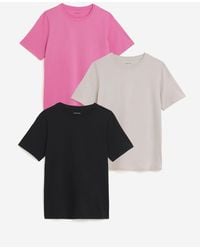 JD Williams - Natural/ Crew Neck Short Sleeve T-Shirt 3 Pack - Lyst