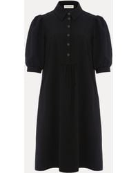 Phase Eight - Claudia Button Swing Mini Dress - Lyst