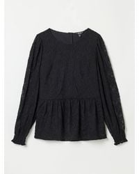 FatFace - Fatface Veronica Petite Lace Blouse - Lyst