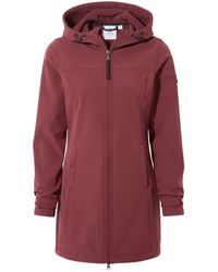 TOG24 - Tog 24 Long Keld Shower Resistant Hooded Softshell Jacket - Lyst