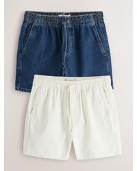 Next - Drawstring Mini Shorts - Lyst
