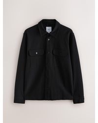 Next - Jersey Twill Popper Shacket - Lyst