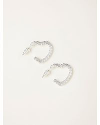 FatFace - Fatface Heart Hoop Earrings - Lyst