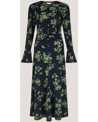 Monsoon - Joules Long Sleeve Jersey Midi Dress - Lyst