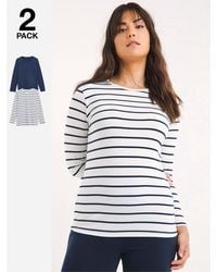 Simply Be - Thermal Long Sleeve Top 2 Pack - Lyst