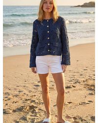 Roman - Crochet Knit Jacket - Lyst