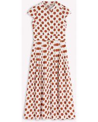 Boden Lola Blouson Maxi Dress in Green | Lyst