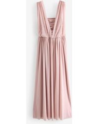 Next - Mesh Multiway Wedding Guest Bridesmaid Maxi Dress - Lyst