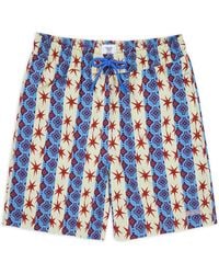 Chelsea Peers - Star Stripe Print Swim Shorts - Lyst