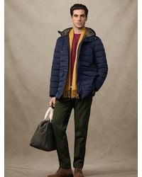 Hackett - Lightweight Badge Puffer Jacket - Lyst