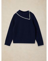White Stuff - Whip Stitch Collar Jumper - Lyst