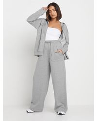 PixieGirl Petite - Pixiegirl Petite Pocket Patch Wide Leg Joggers - Lyst