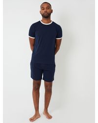 Threadbare - Contrast Binding Short Lounge Set - Lyst
