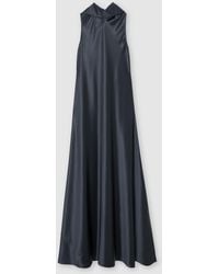 reiss nina cape one shoulder maxi dress Reiss Reiss Green Nina Cape One Shoulder Maxi Dress | REISS USA