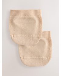 Next - Latte Toe Topper Mule Socks 2 Pack - Lyst