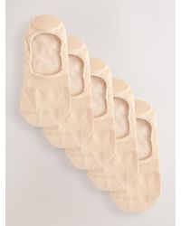 Next - Low Cut Invisible Socks 5 Pack - Lyst