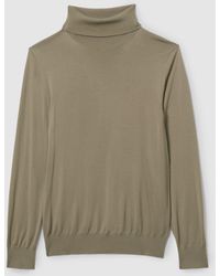 Les 100 Ciels - S Noble-Wool Roll-Neck Jumper - Lyst
