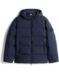 Tommy Hilfiger - Water Repellent Down Hooded Puffer Jacket - Lyst