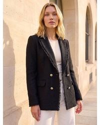 Roman - Fray Mid Boucle Jacket - Lyst