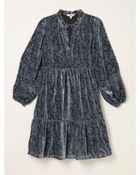 FatFace - Fatface Riley Devore Mini Dress - Lyst