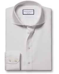 Charles Tyrwhitt - Slim Fit Extra Slim Fit Cutaway Collar Non Iron Poplin 100% Cotton Shirt - Lyst