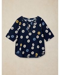 White Stuff - Weaver Notch Neck T-Shirt - Lyst