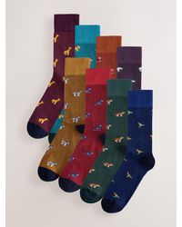 Next - Pattern Socks 8 Pack - Lyst