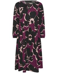 Evans - Large Floral Boho Dress - Lyst