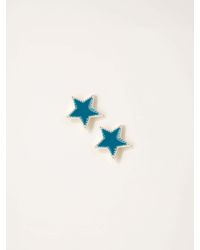 FatFace - Fatface Enamel Star Stud Earrings - Lyst