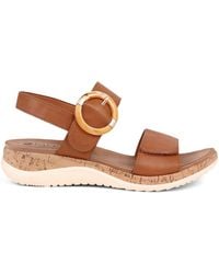 Pavers - Touch Fasten Platform Sandals - Lyst