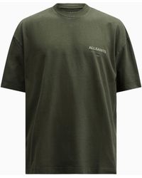 AllSaints - Allsaints 100% Organic Cotton Underground Crew Neck T-Shirtgroß - Lyst