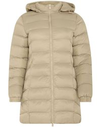 M Com - Petite Padded Hooded Coat - Lyst