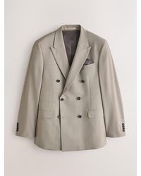 Next - Fit N. Premium Texture Suit Jacket With Wool - Lyst