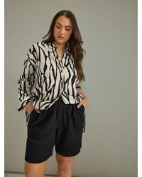 Evans - Premium Linen Shorts - Lyst