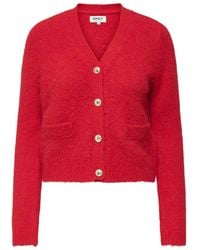 ONLY - V-Neck Button Through Cardigan - Lyst