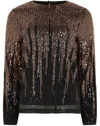 M Com - Ombre Sequin Top - Lyst
