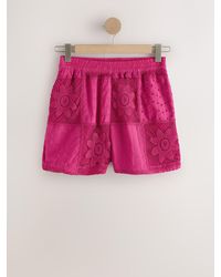 Next - N. Premium Crochet Patchwork Shorts - Lyst
